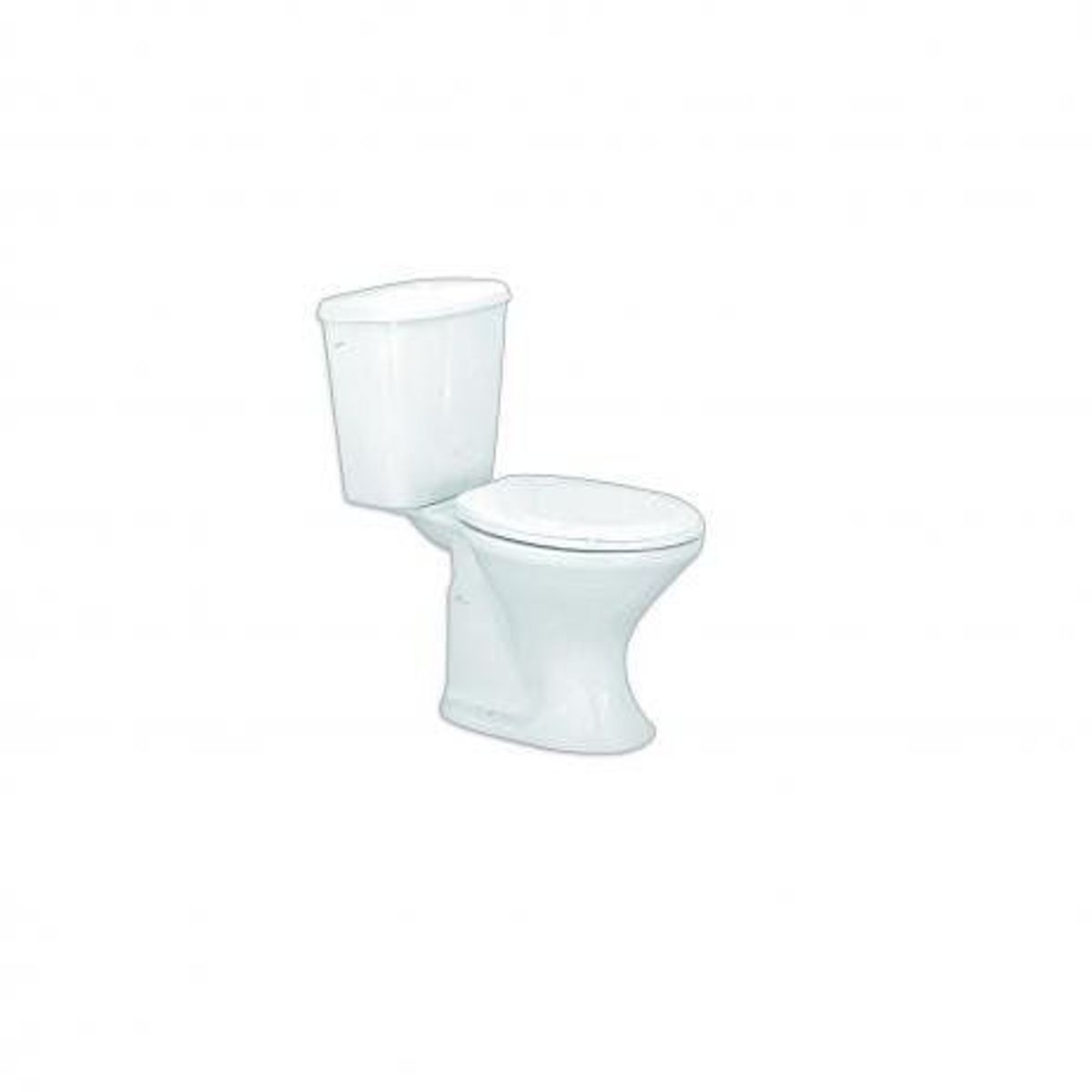 Vaso Sanitário com Caixa Acoplada Diamantina Branco 3L e 6L, marca Icasa - Foto Principal
