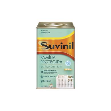 Tinta Acetinada Exterior e Interior Famlia Protegida Premium 18L Branco
