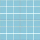 Pastilha de Porcelana Piscina Azul Taípe 5x5cm Caixa 2,02m²