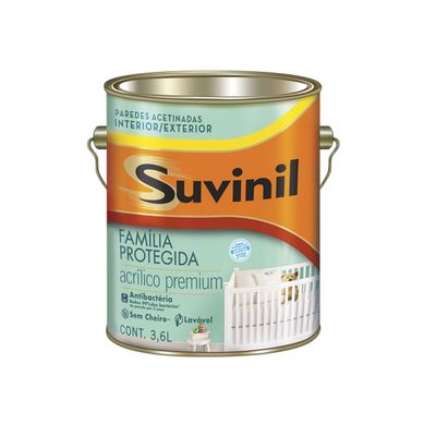Tinta Acetinada Exterior e Interior Famlia Protegida Premium 3,6L Branco
