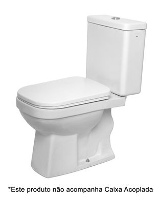 Vaso Sanitrio para Caixa Acoplada Quadra Branco Deca