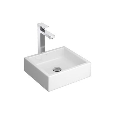 Cuba de Apoio Retangular L7400 17, Branco, 36,5x32x7cm