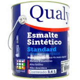 Esmalte Sintético Brilhante Areia 3,6L Qualycor Standard para Madeiras e Metais