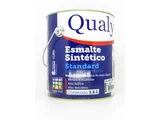 Esmalte Sintético Brilhante Preto 3,6L Qualycor Standard para Madeiras e Metais
