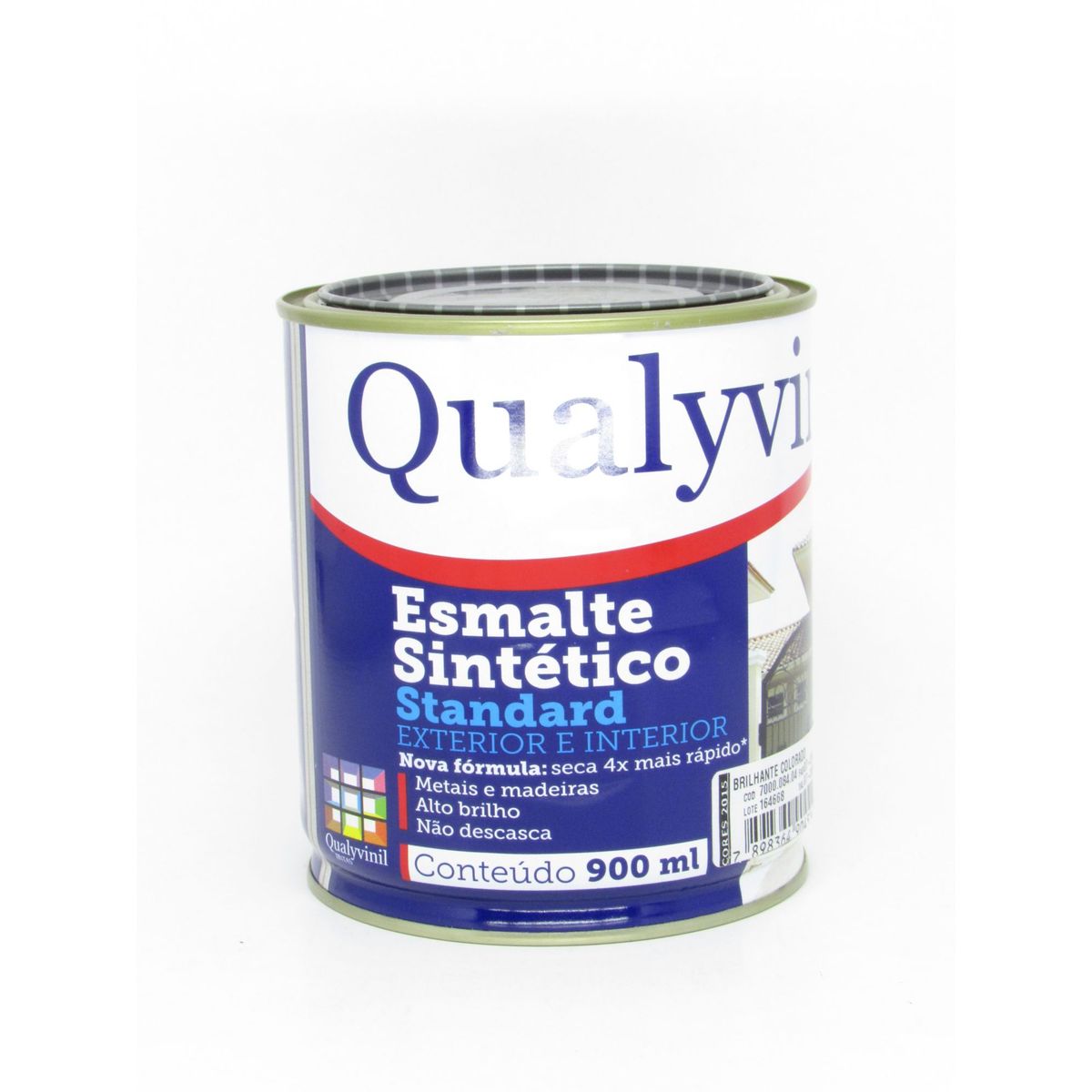 Esmalte Sintético Brilhante Areia 900ml Qualycor Standard para Madeiras e Metais, marca Qualyvinil - Foto Principal