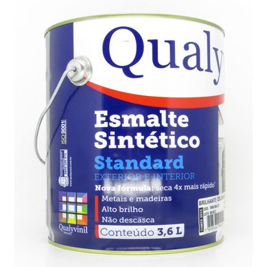 Esmalte Sinttico Brilhante Interior e Exterior 3,6L Alumnio