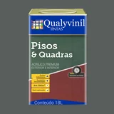 Qualyvinil Tinta Pisos e Quadras Cinza Chumbo 18L