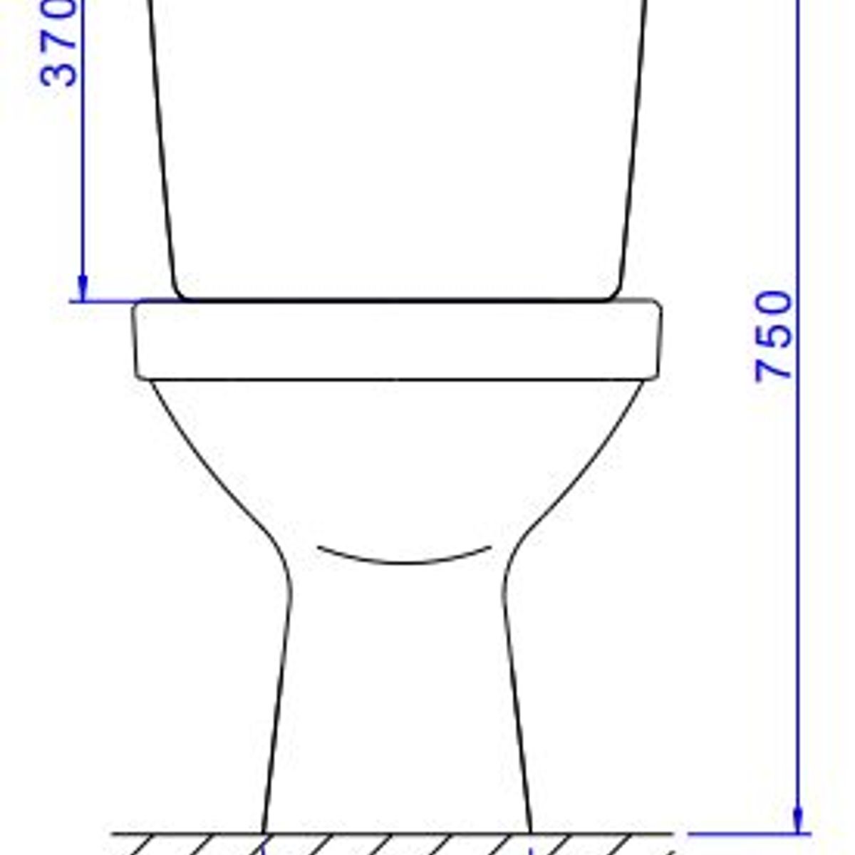 Vaso Sanitário para Caixa Acoplada Aspen 3L e 6L Branco Deca, marca Deca - Foto 2