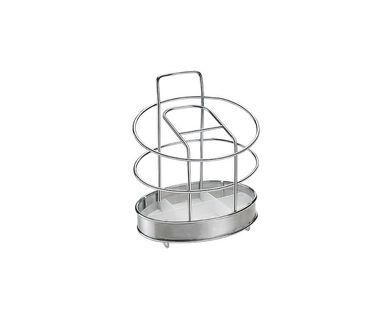 Porta Talheres Inox Cromado