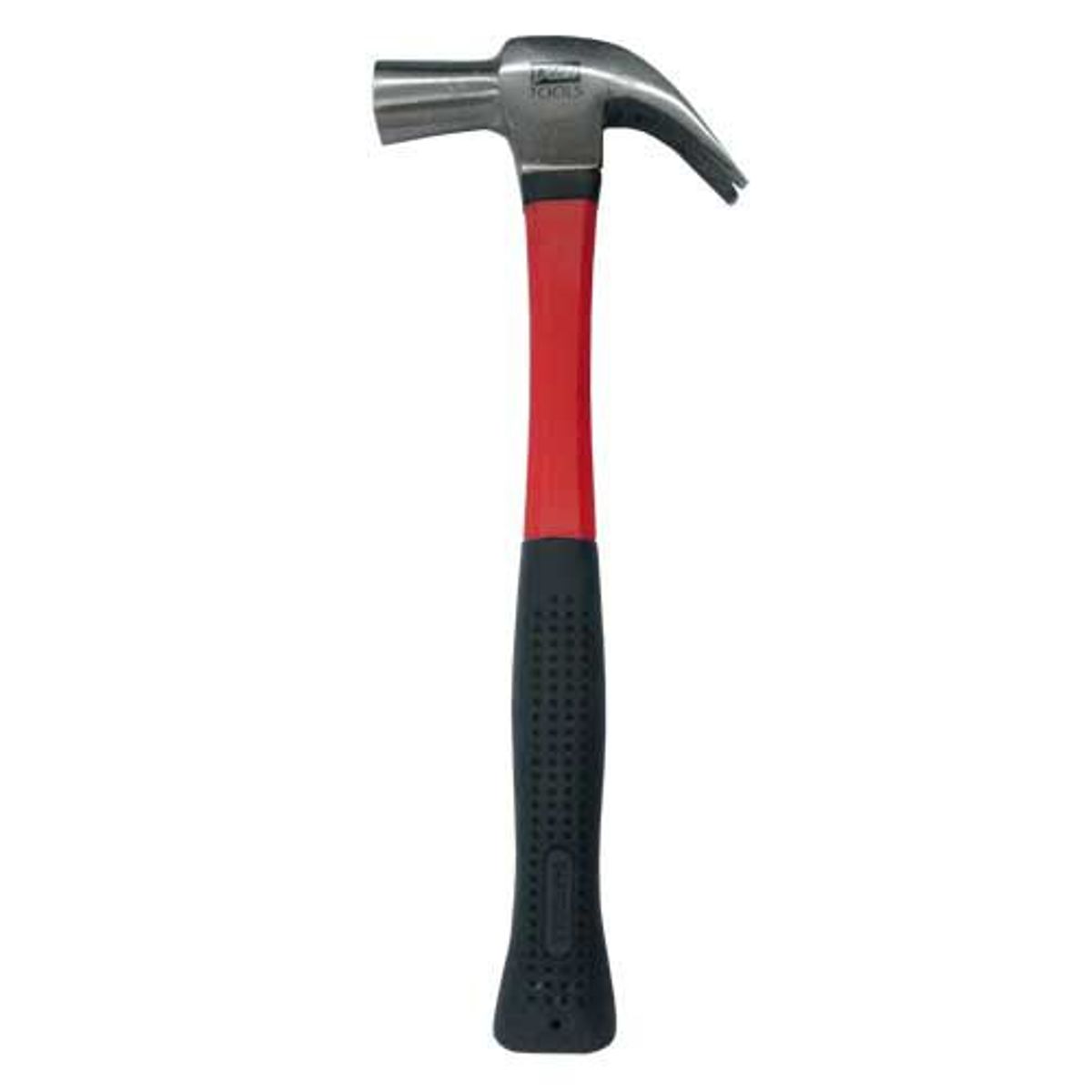 Martelo Cabo De Fibra Emborrachado Com Imã Para Prego 23mm Preto e Vermelho, marca Decor - Foto Principal