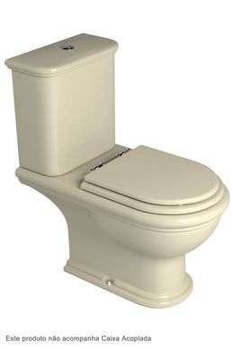 Vaso Sanitrio para Caixa Acoplada Belle poque Creme Deca