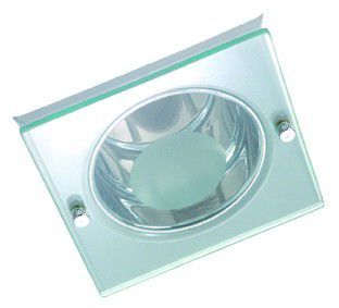 Luminria Quadrada Alumnio Pequeno, Branco