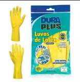Luva Látex Forrada Tamanho Extra Grande Amarelo