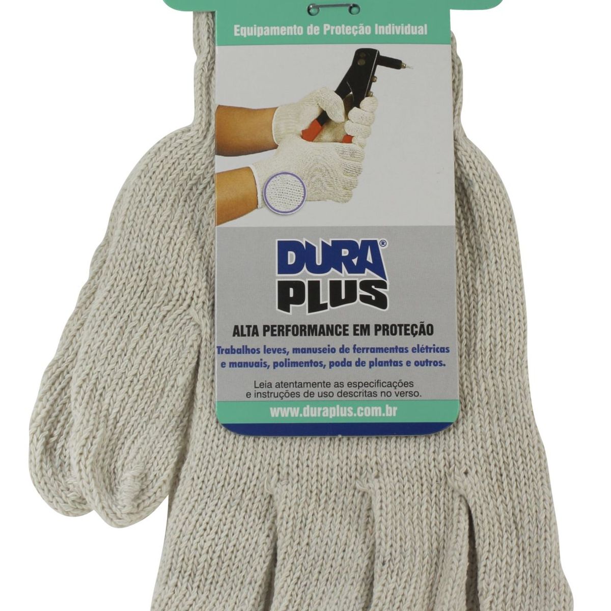 Luva Tricotada 4 Fios Dura Plus, marca Dura Plus - Foto Principal