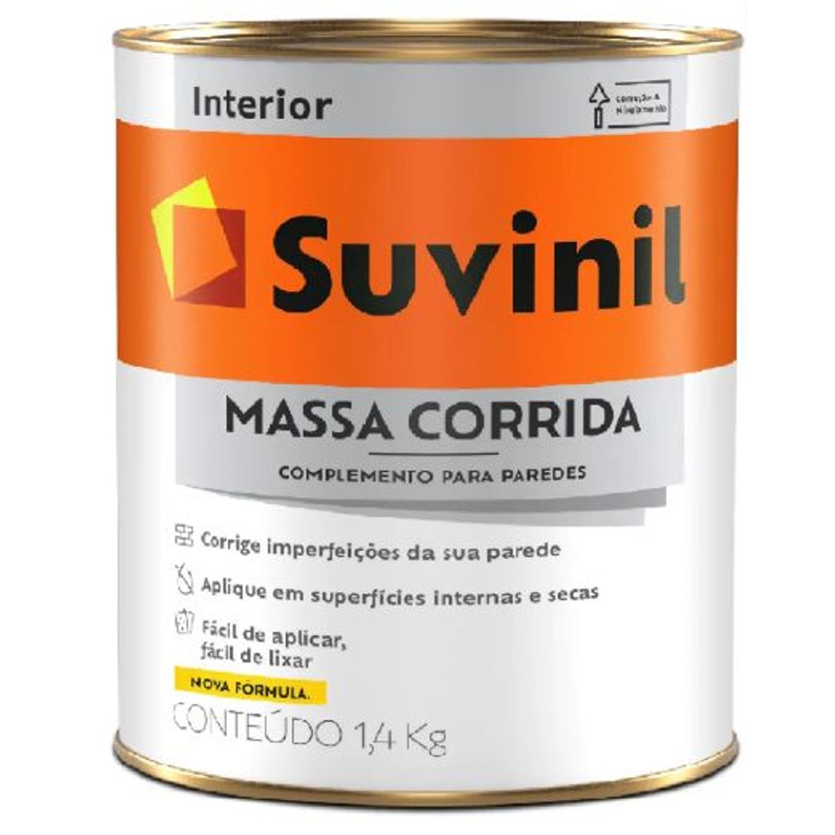 Massa Corrida 1,4 Kg Suvinil, marca Suvinil - Foto Principal