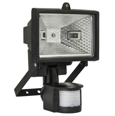 Refletor Halogeno 150W com Sensor de Presena Auto V Preto