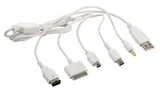 Cabo USB Multifuncional 14x22x4cm Branco