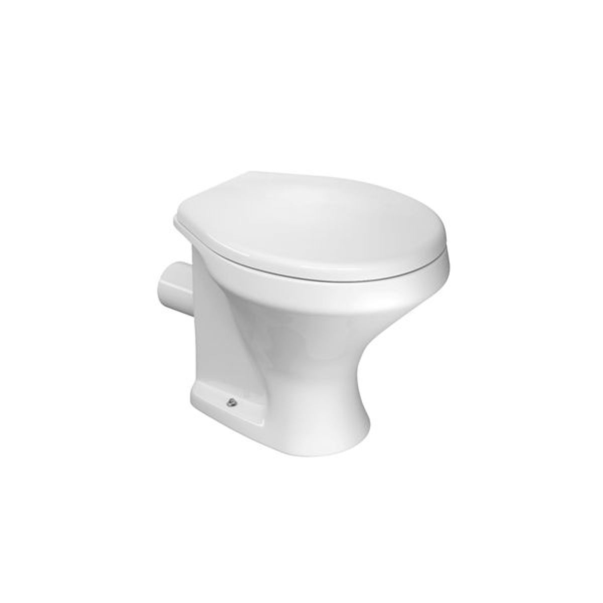 Bacia Convencional Saída Horizontal Ravena P90, Branco, 57x3 Deca, marca Deca - Foto 2