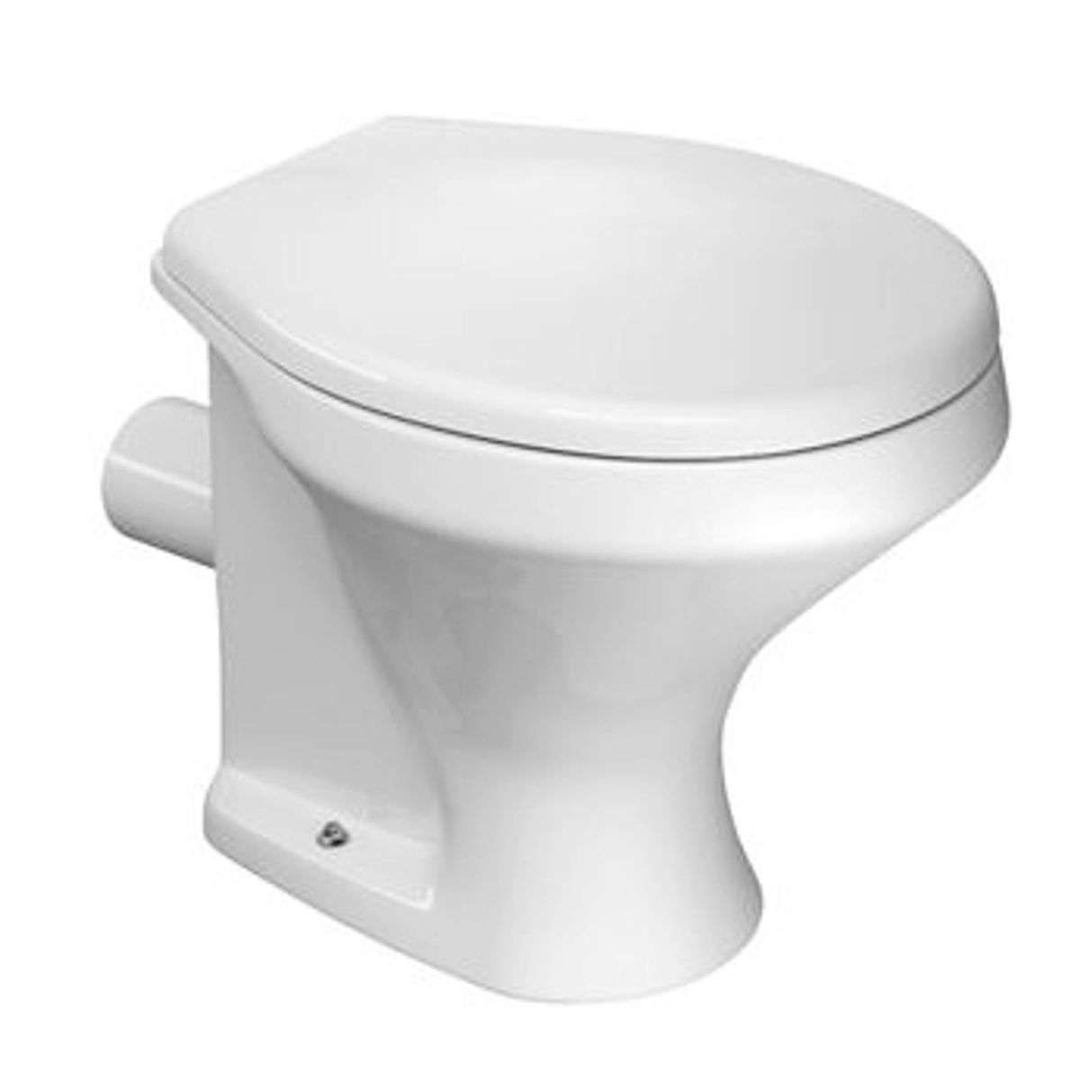 Bacia Convencional Saída Horizontal Ravena P90, Branco, 57x3 Deca, marca Deca - Foto Principal