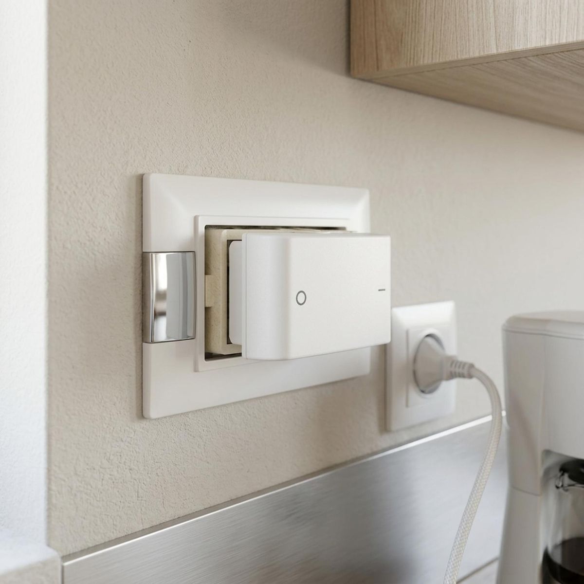 Módulo Interruptor Bipolar Simples 25A Decor Branca, marca Schneider - Foto 2