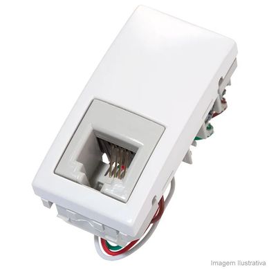Modulo Tomada RJ11 4 Fios Unica