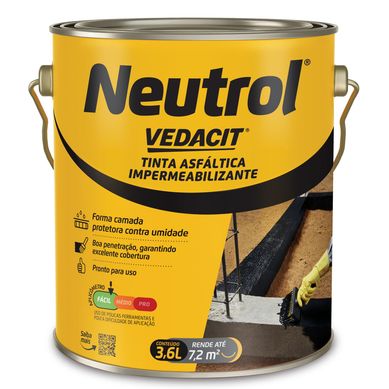 Pintura Asfltica Neutrol 45 Galo 3,6 Litros