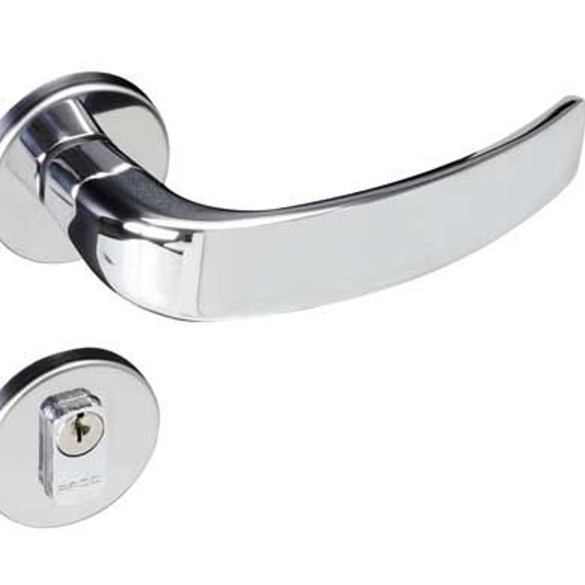 Fechadura 504-90E Externa 55mm Cromado, marca Pado - Foto Principal