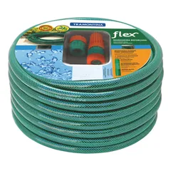 Mangueira de Jardim Flex c/Engate 1/2" 30 Metros Tramontina