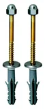 Parafuso Fixação para Tanque, Cromado, 100mm