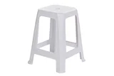 Banquinho Plástico Tabouret 46x36x3cm Branco