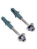Conjunto Com 2 Parafusos Para Bacia Com Bucha 10mm