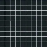 Pastilha de Vidro Lisa Cristal CM66 30x30cm Preto
