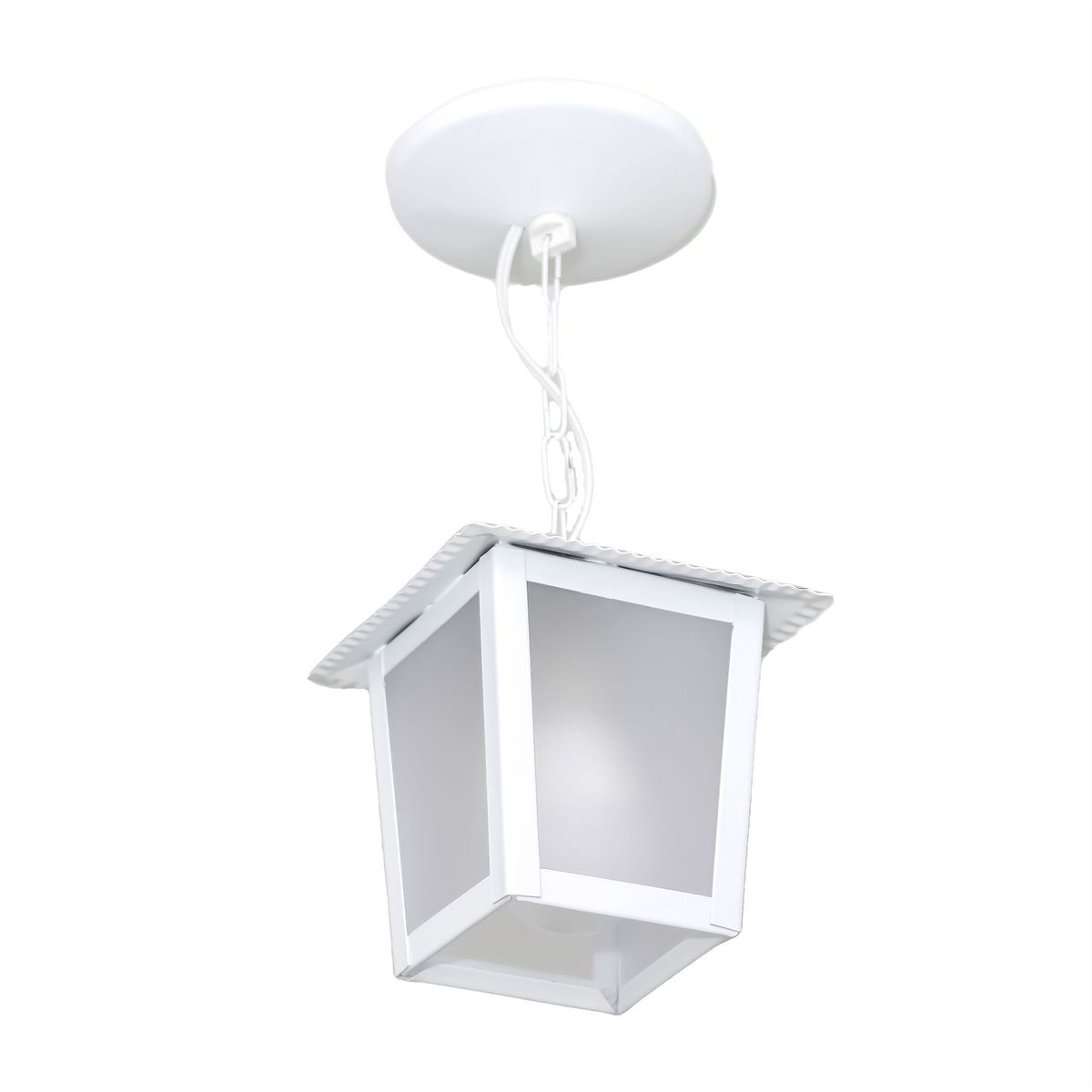 Pendente L2C, Branco, marca Lustres Ideal - Foto Principal