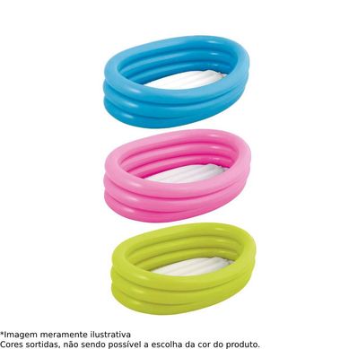Piscina Inflvel Oval 55L Sortido Mor