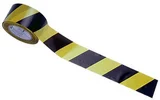 Fita Zebrada 07cmx 200m Dura Plu, Amarelo Preto 0,07x200m