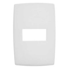 Placa Pialplus Branca 4X2 1 Posto