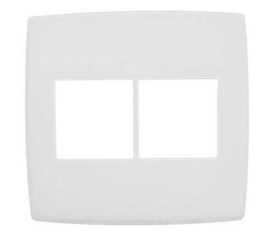 Placa Pialplus Branca 4X4 2 Postos
