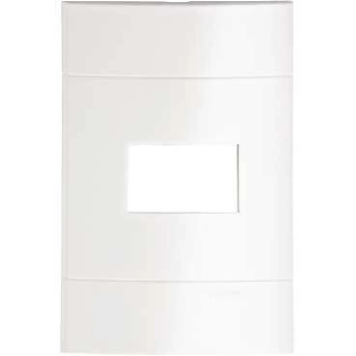 Placa Lunare Branca 4X2 1 Posto, marca Schneider - Foto Principal