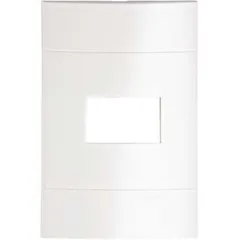 Placa Lunare Branca 4X2 1 Posto