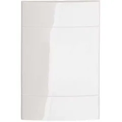 Placa Cega Decor Branca 4X2