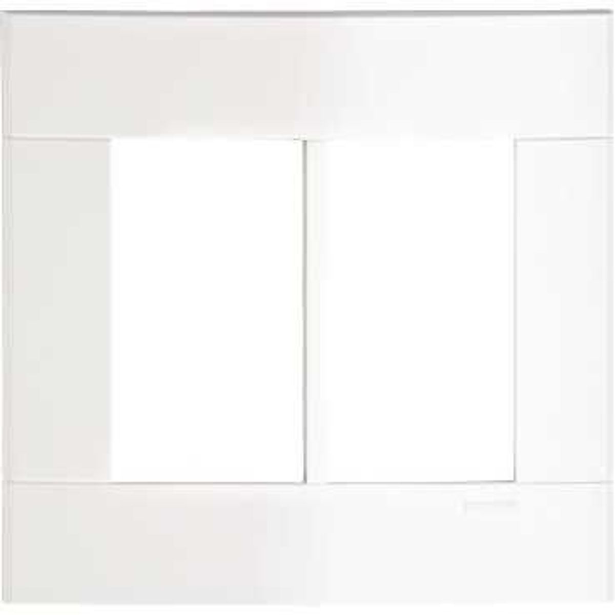 Placa Lunare Branca 4X4 6 Postos, marca Schneider - Foto Principal