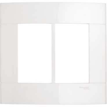 Placa Decor Branca 4X4 6 Postos