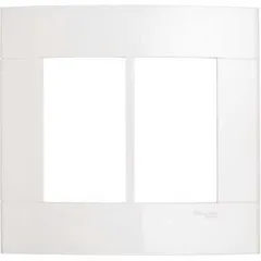 Placa Decor Branca 4X4 6 Postos