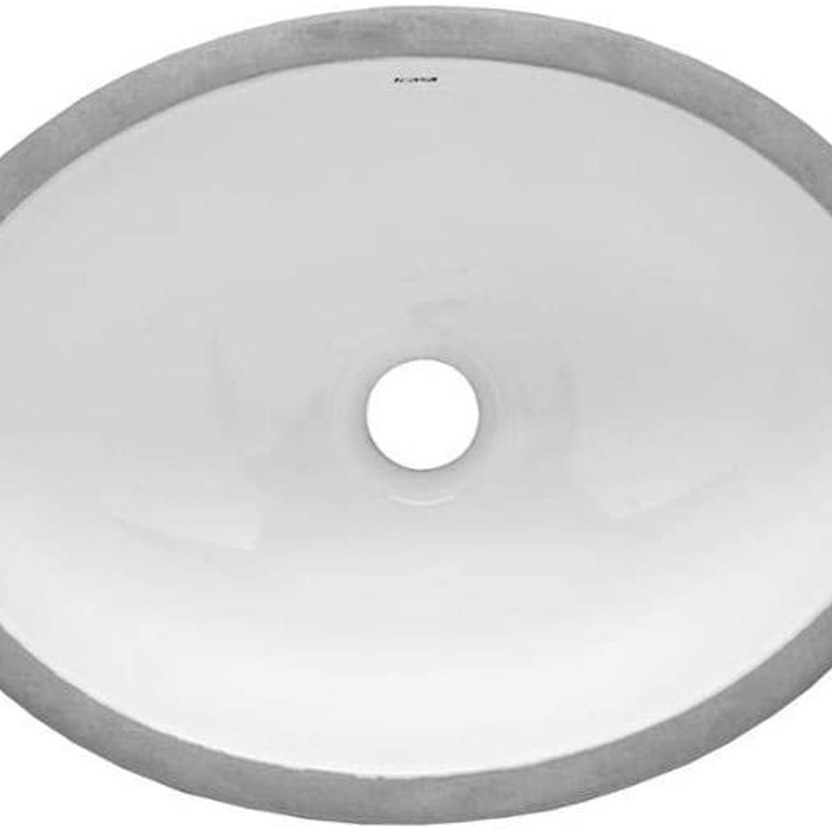 Cuba de Embutir Oval 40x30cm Branco, marca Icasa - Foto Principal