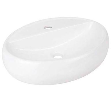 Cuba de Apoio Oval com Mesa ICA11 Branco