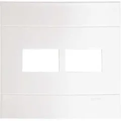 Placa Lunare Branca 4X4 2 Postos