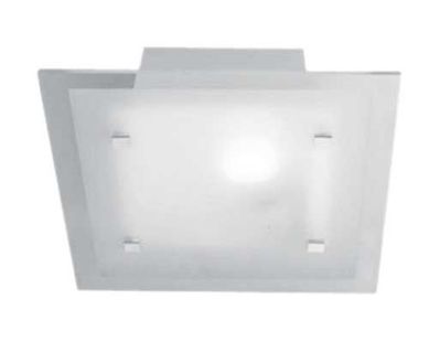 Plafon Flat Ft2530Pbc 1 Lmpada Branco 25cm