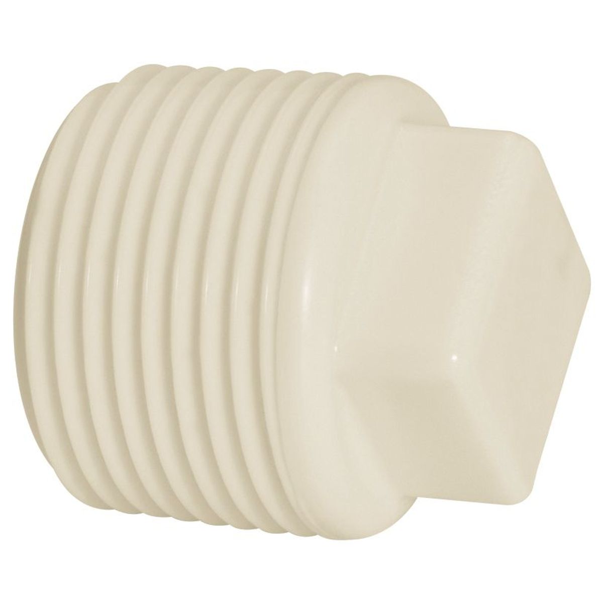 Plugue Roscável Água Fria Branco 1/2", marca Amanco - Foto Principal
