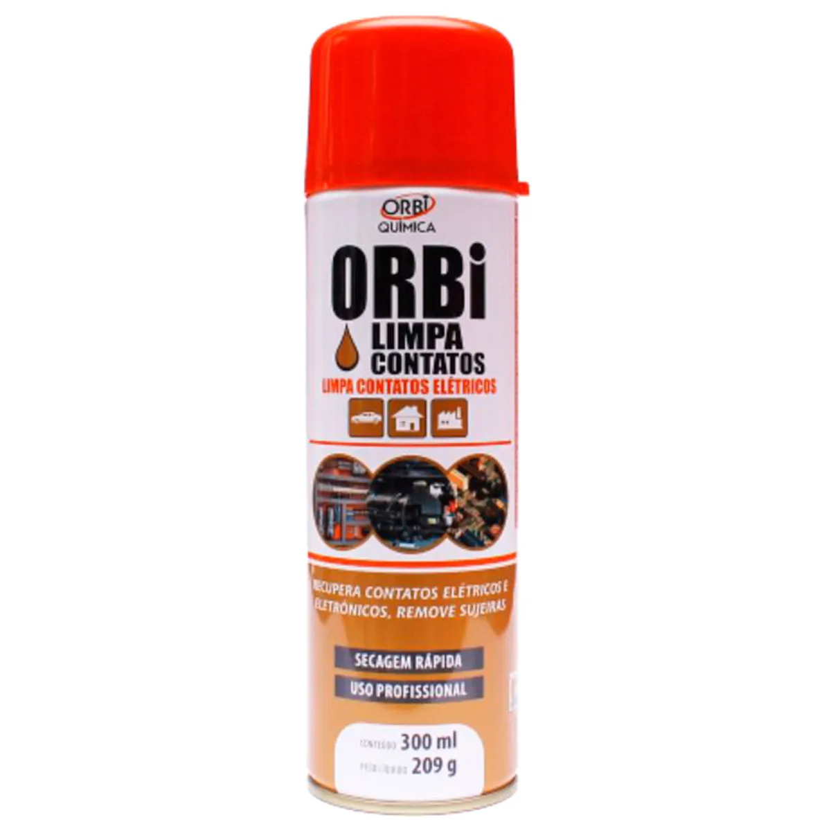 Limpa Contados Elétricos 300ml, marca Orbi - Foto Principal