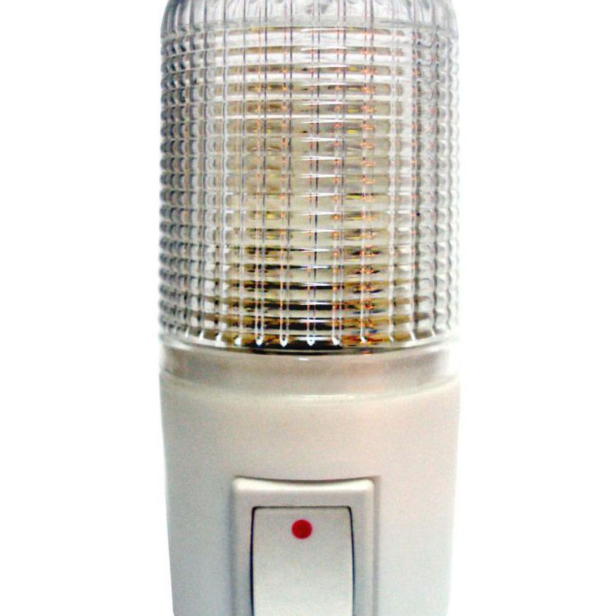 Luz Noturna Manual com LEDs 127V 7,5x13,5cm Cristal, marca DNI - Foto Principal